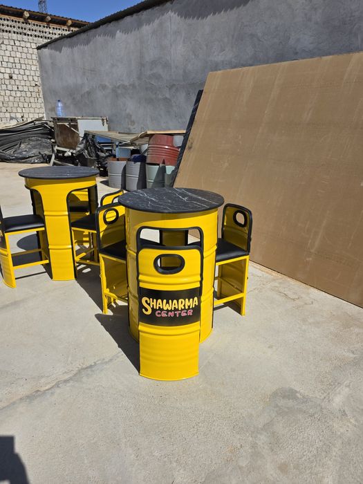 Бочкадан мебеллар ресторан , бар , фудтрак, кафе , дачалар учун турли