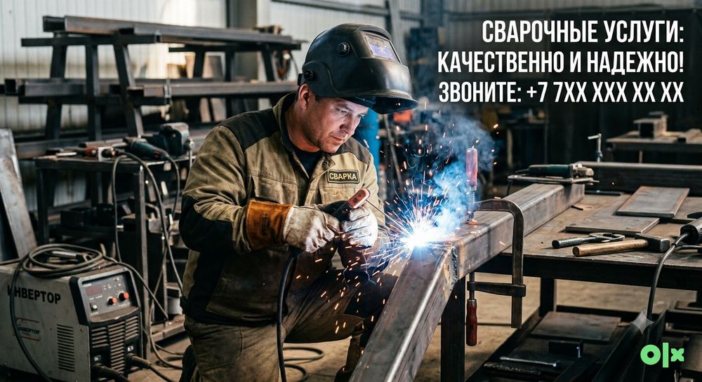 Услуги сварщика с выездом. Мелкий ремонт и сварка.