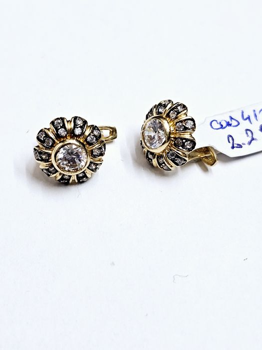 Vand cercei din aur 14 k 4.76 g cod 412