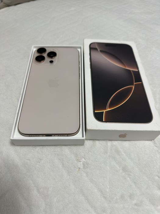 Vand iPhone 16 Pro Max 1TB Desert Titanium schimb 15 Pro Max 17 Pro 14