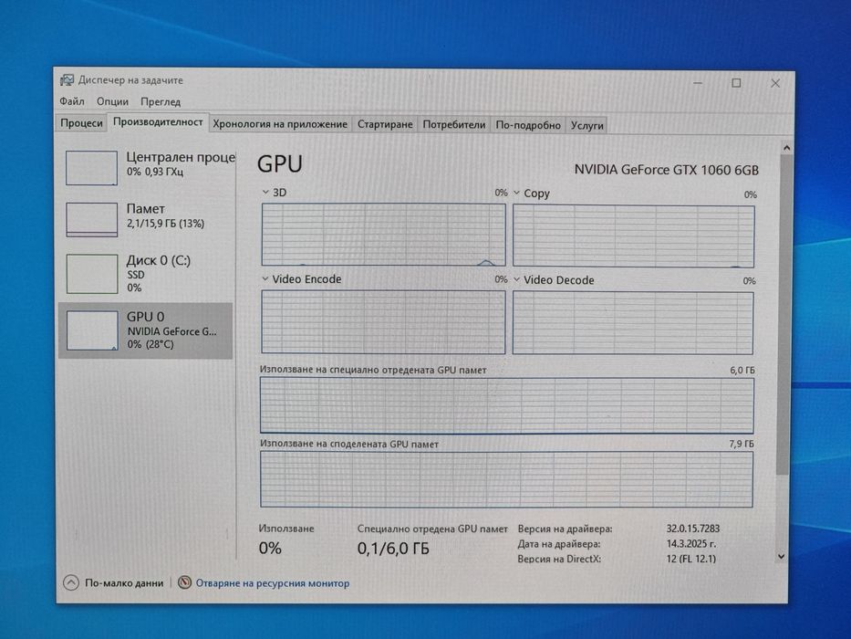 Fortnite Геймърски Компютър/i7 4790/16GB RAM/ SSD-256GB/GTX 1060 6GB