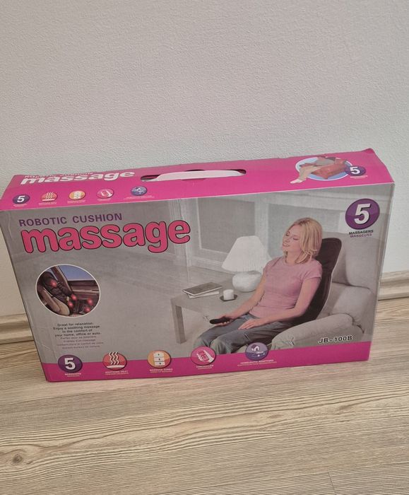 Husa auto/birou cu masaj si incalzire