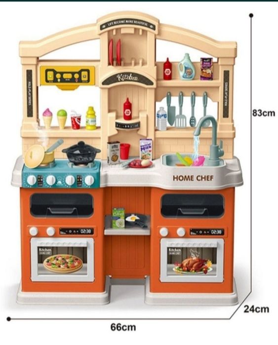 ! Детская игровая кухная Talanted chef c водой набом 77посуды пр