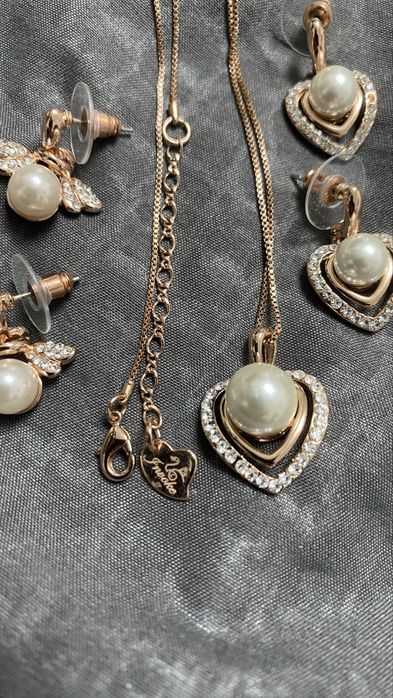 Invoke бижута обеци и комплект колие Сваровски гривна