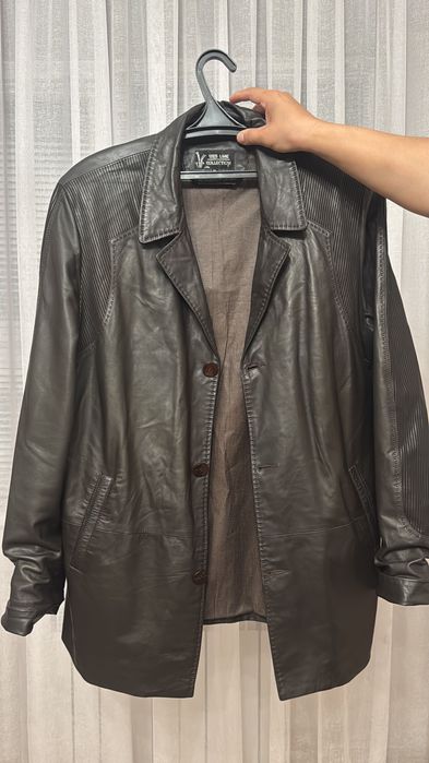 Продам кожаный плащ