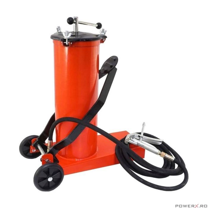 Pompa manuala pentru gresat, capacitate rezervor 6 Litri, furtun 4 m,