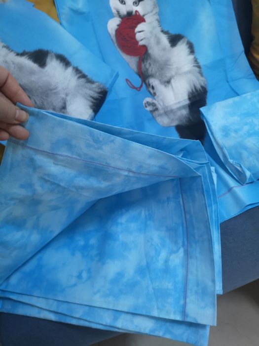 Lenjerie pisici albastra