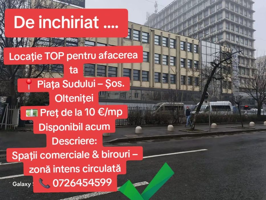 Spatii si birouri de inchiriat