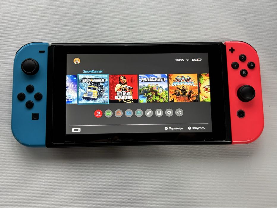 Прошитый Nintendo switch (вторая ревизия)