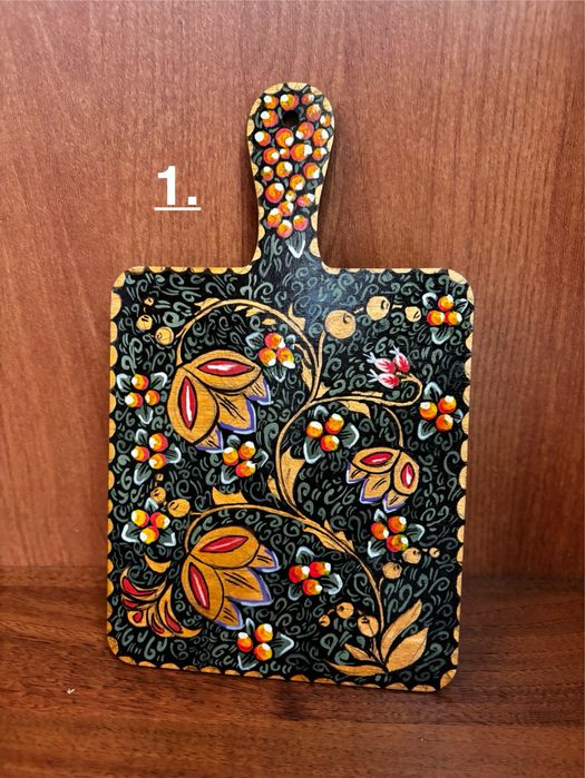 Расписные доски, ручная работа.