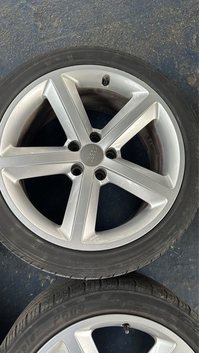 Jante cu anvelope 18 sline audi a4 b8 a5 a6 a7 ET 29