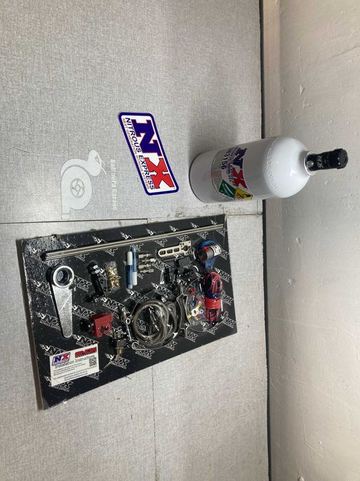 Суха нитро система за мотор с малка бутилка азот азотна