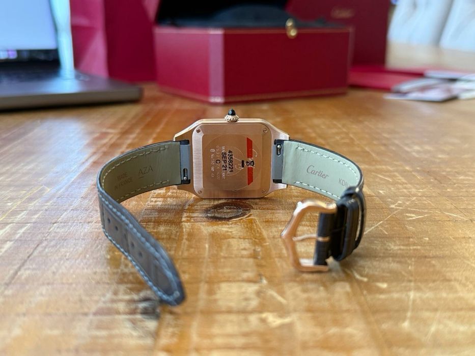 Часы Cartier Santos Dumont Gold