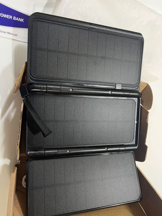Baterie externă 20000 Mah cu încărcare solara