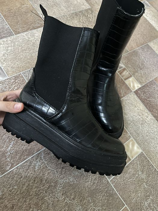осенние сапоги Zara