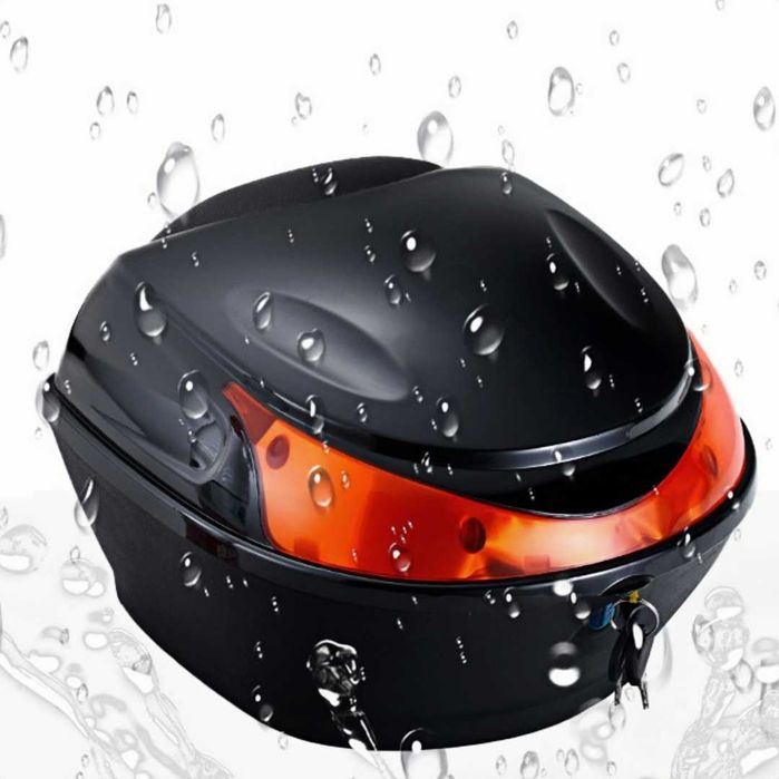 Cutie portbagaj moto/scuter, 28x28x20 cm, cu cheie si sistem antifurt