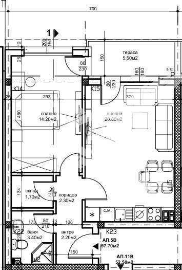 Инвеститор с 30г опит! Двустаен апартамент в Беломорски!
