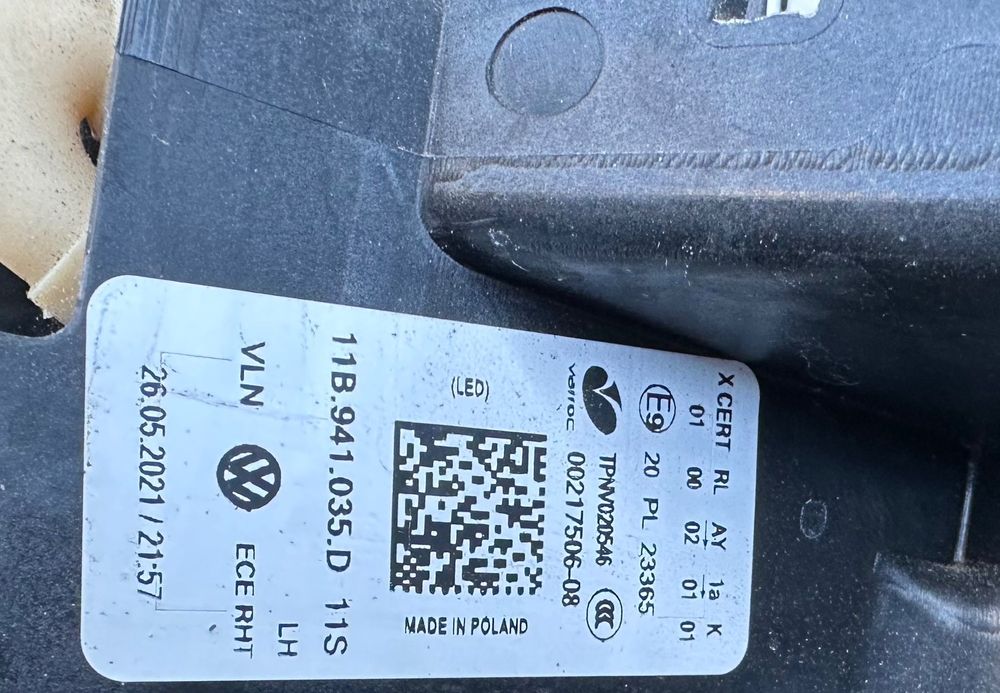 Фар far ляв фарове IQ.LIGHT за Фолксваген Vw ID4 ID 4