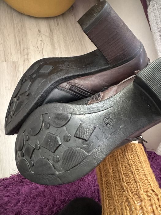 Botine piele naturala