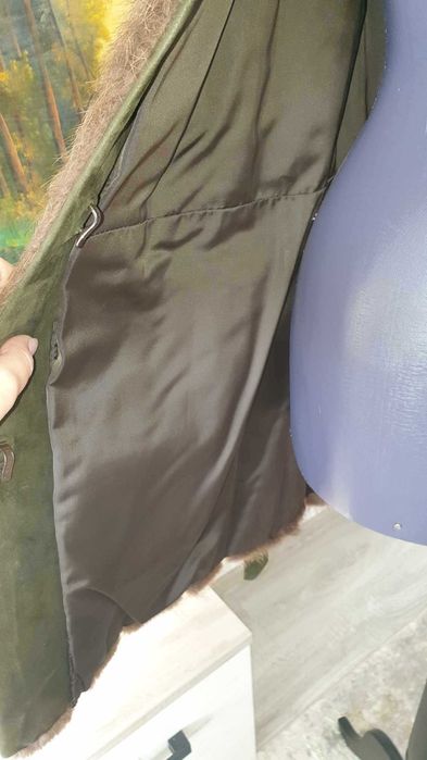 Haina din blana naturala de nutrie marimea M Impecabila