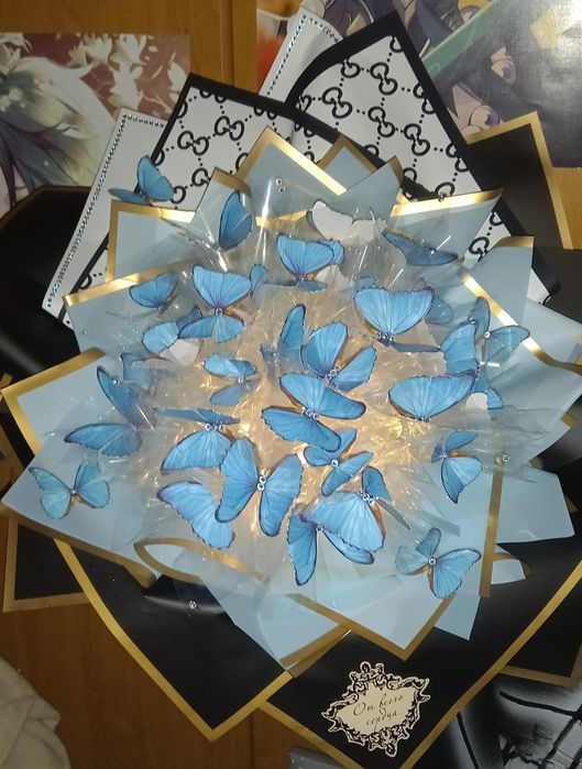 Букет из бабочек