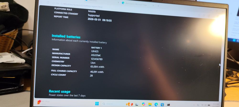 Vand Laptop Asus Zenbook14 UM425Q