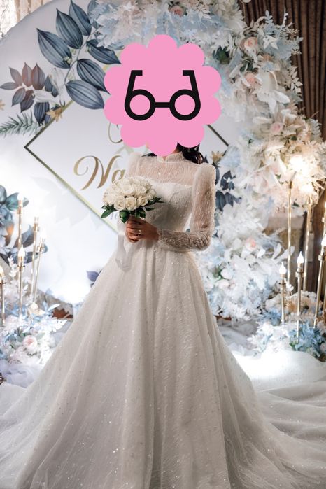 Kelin ko'ylak. Holati yangi. Bir marta kiyilgan