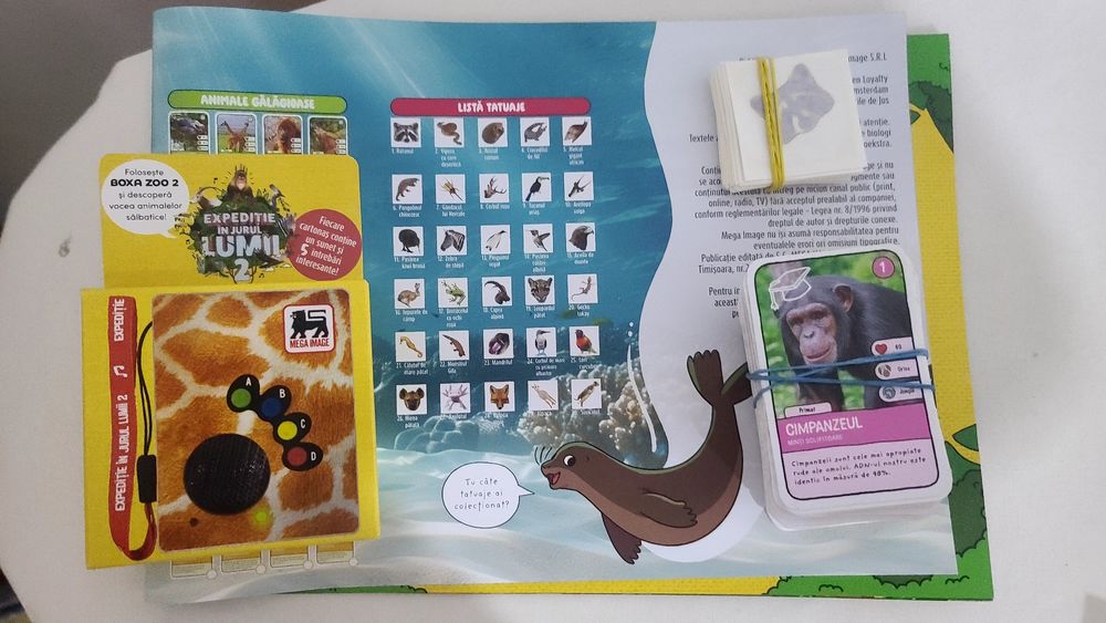 Set 30 tatuaje Expeditie in jurul lumii 1 sau 2 Mega