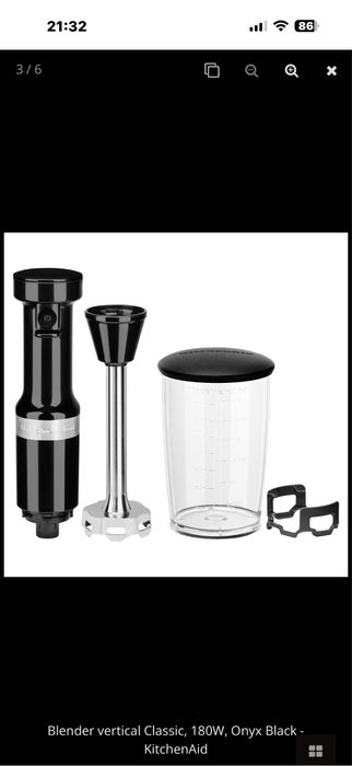 Blender Vertical fara fir kitchen aid