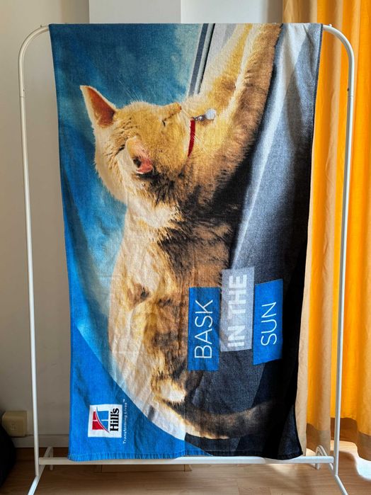 Hill's, нова голяма плажна кърпа, хавлия, хавлиена, постелка йога