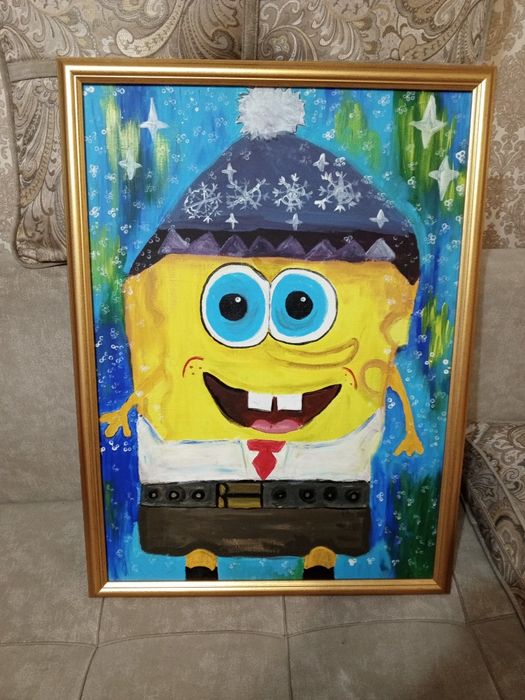 Картина город Алматы