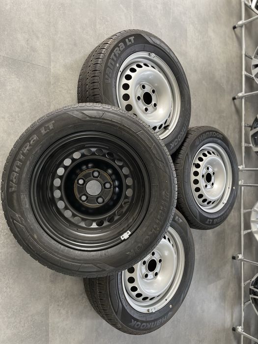 Jante Roti 16 VW Transporter T5 T6 Multivan anvelope 205 65 R16C vară
