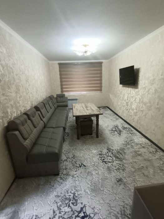 2х комнатная с мебелью и техникой в 1 микрорайоне