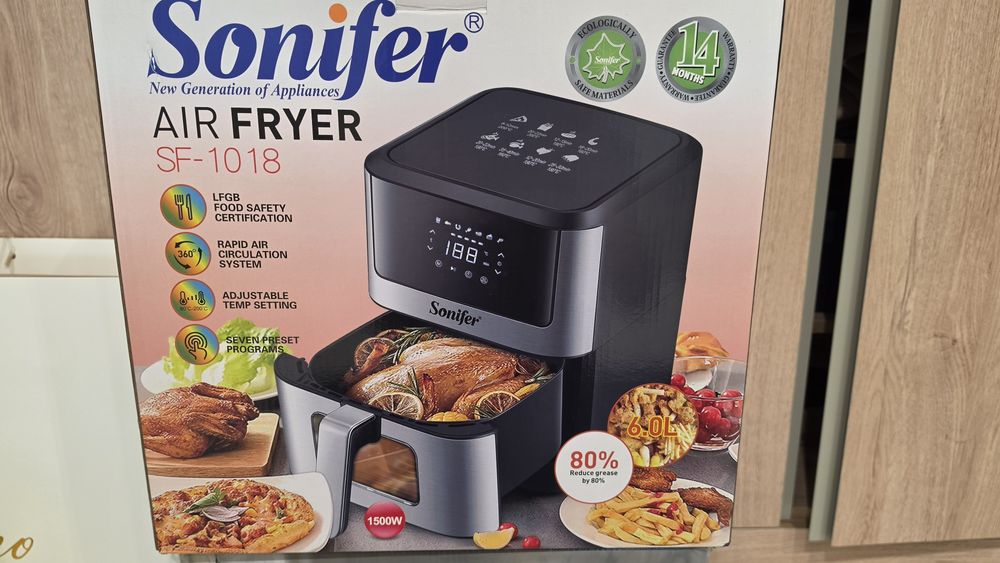 Аэрогрил новый 6 литровый