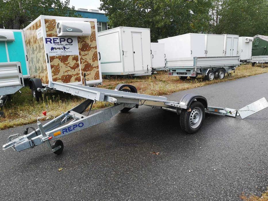REMORCA auto basculabila REPO,structura de 1300kg,ATV UTV RAR CADOU