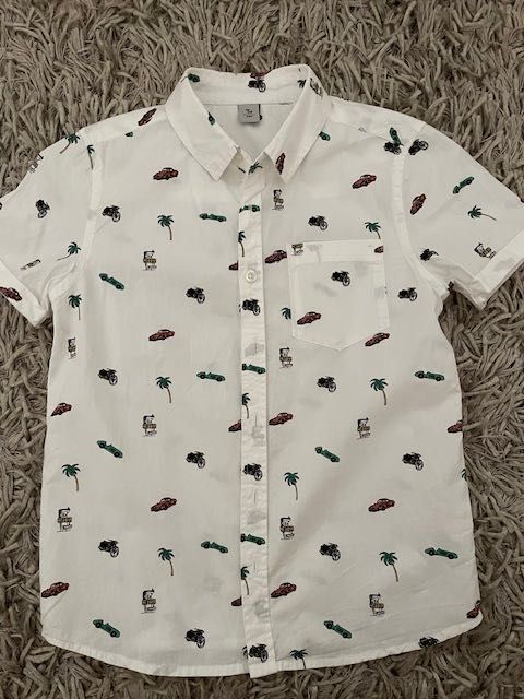 Детска риза с къс ръкав 8г, 128см