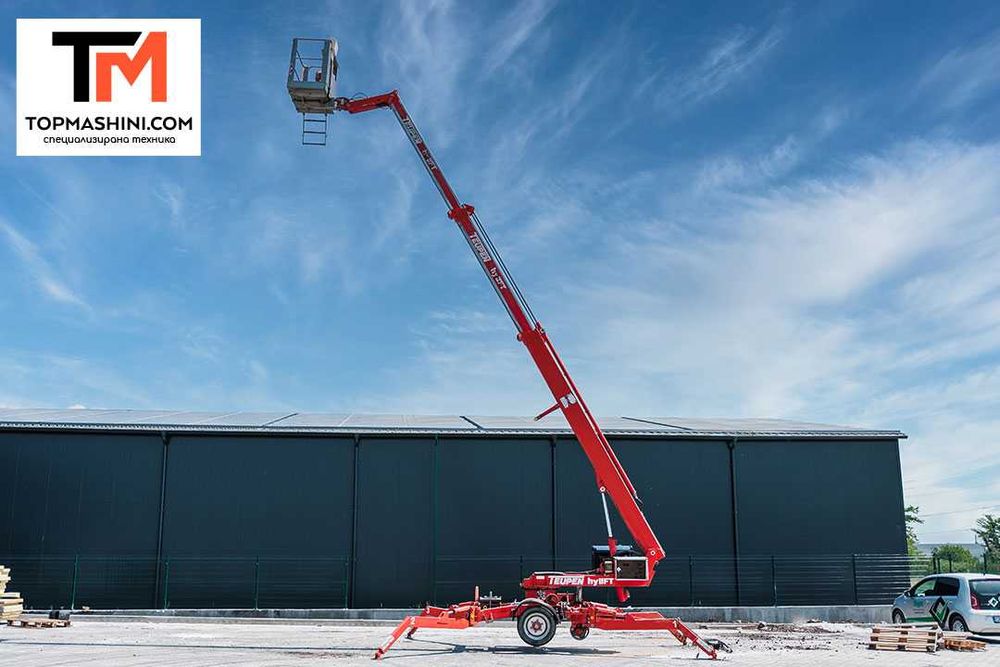 Телескопична вишка ремарке Teupen GT17H