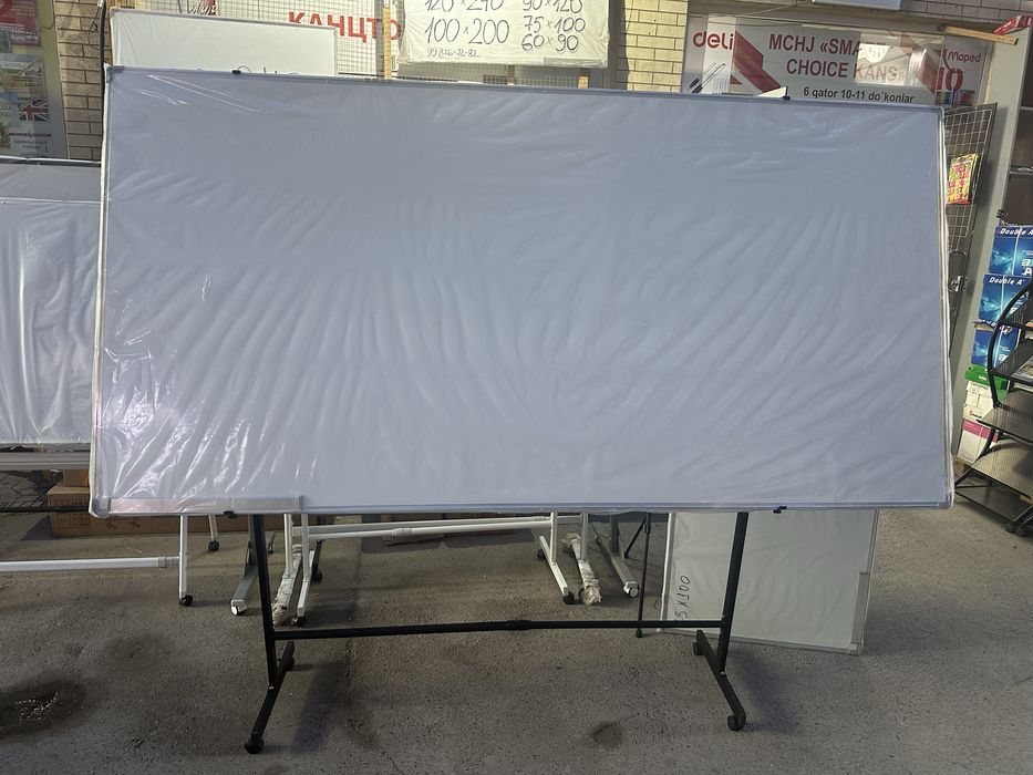 Доска маркерная 120/240см (двусторонняя)