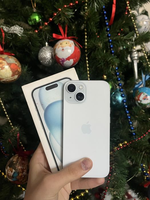 iPhone 15 / 128gb / 87%/ Blue-White