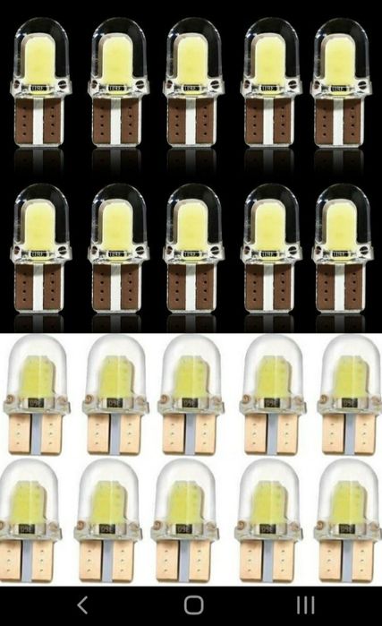 Bec auto tip LED T10 canbus, lumina alba (pozitie, plafoniera, numar e