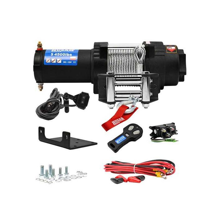 Troliu electric 12V,cablu de otel,4500 LBS marca HUSAR