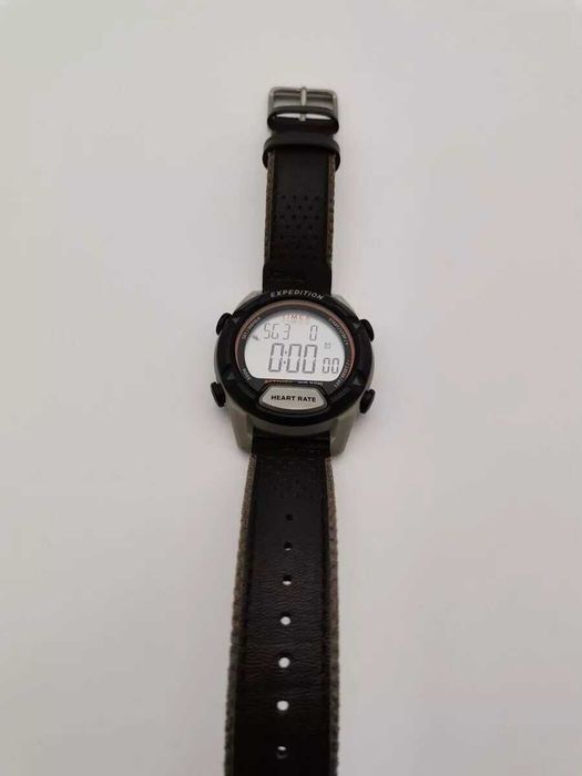 Timex Expedition  кожена каишка, 43 mm, сърдечен ритъм TW4B27100
