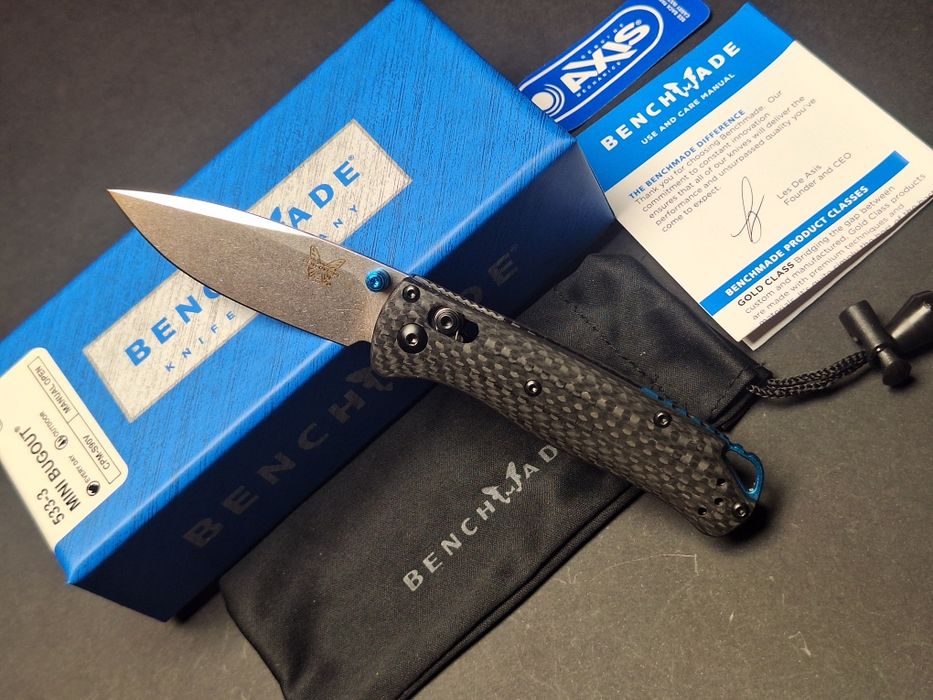 Нож Benchmade 533-3 Mini Bugout-Carbon