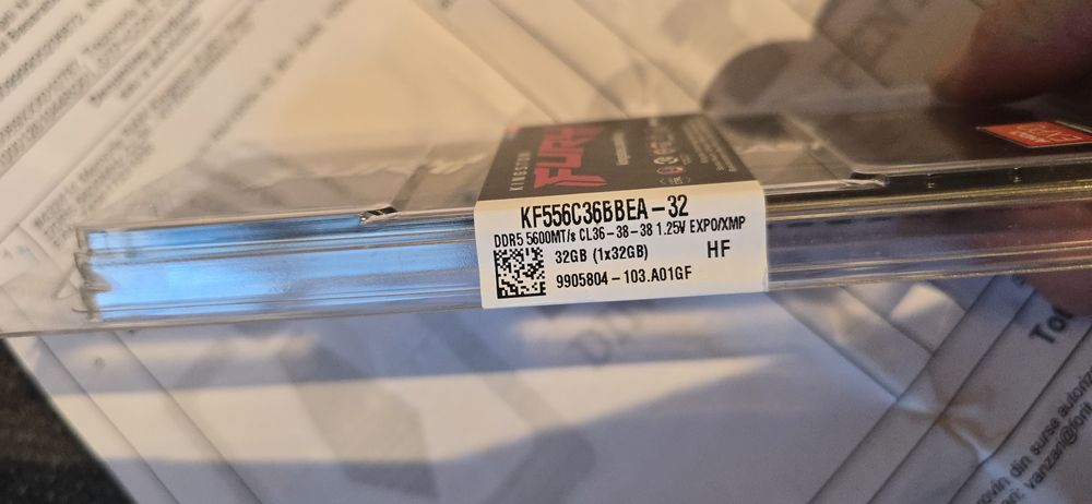 Memorie Ram 32Gb Kingston Fury Beast RGB Ddr5 5600Mhz Garantie ForIT