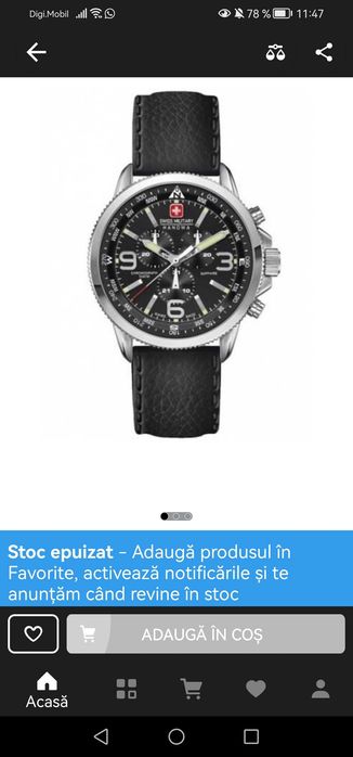 Ceas bărbați swiss military hanowa