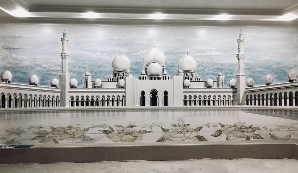 Devor ucun dekor , barelef ishlari , rassom hizmati