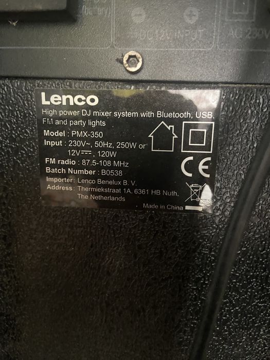 Boxa Lenco PMX .
