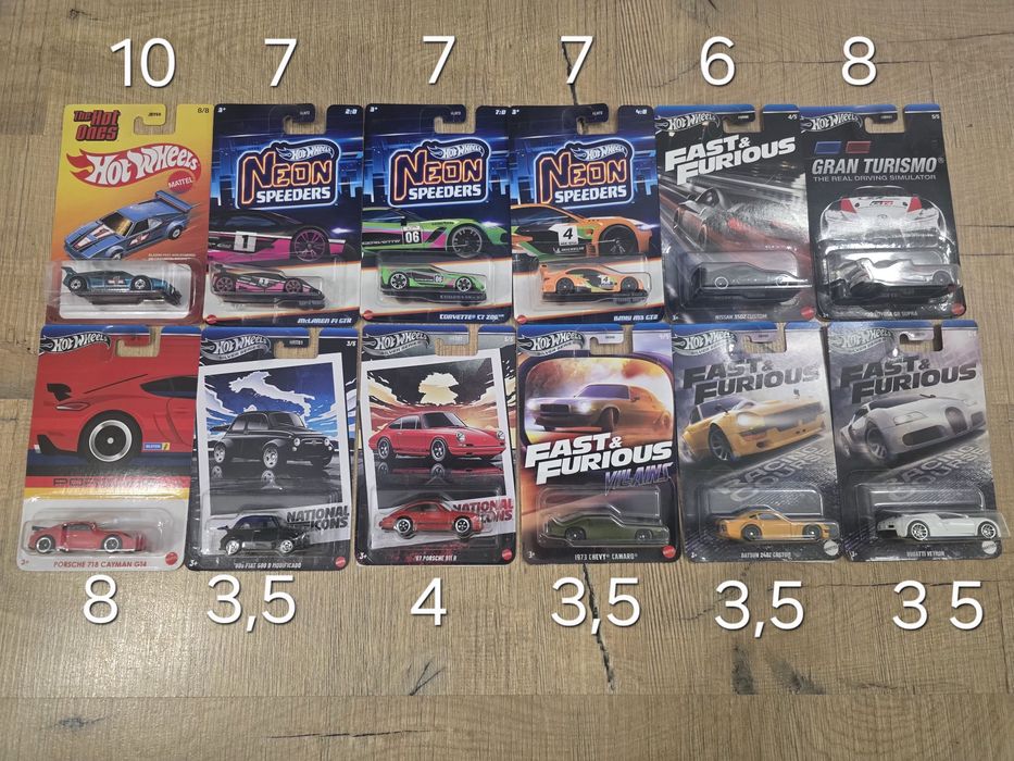 Hot wheels колички