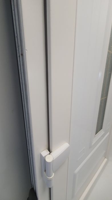 Usa de termopan lemn+aluminium exterior de calitate premium