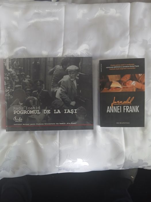 Carte Pogromul de la Iași și jurnalul Annei Frank